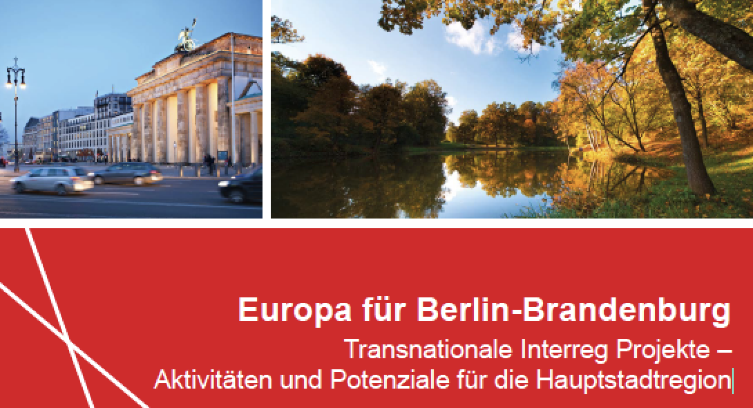 5 SUBMARINER projects featured in brochure 'Transnational Interreg projects in the capital region of Berlin-Brandenburg (Germany)'