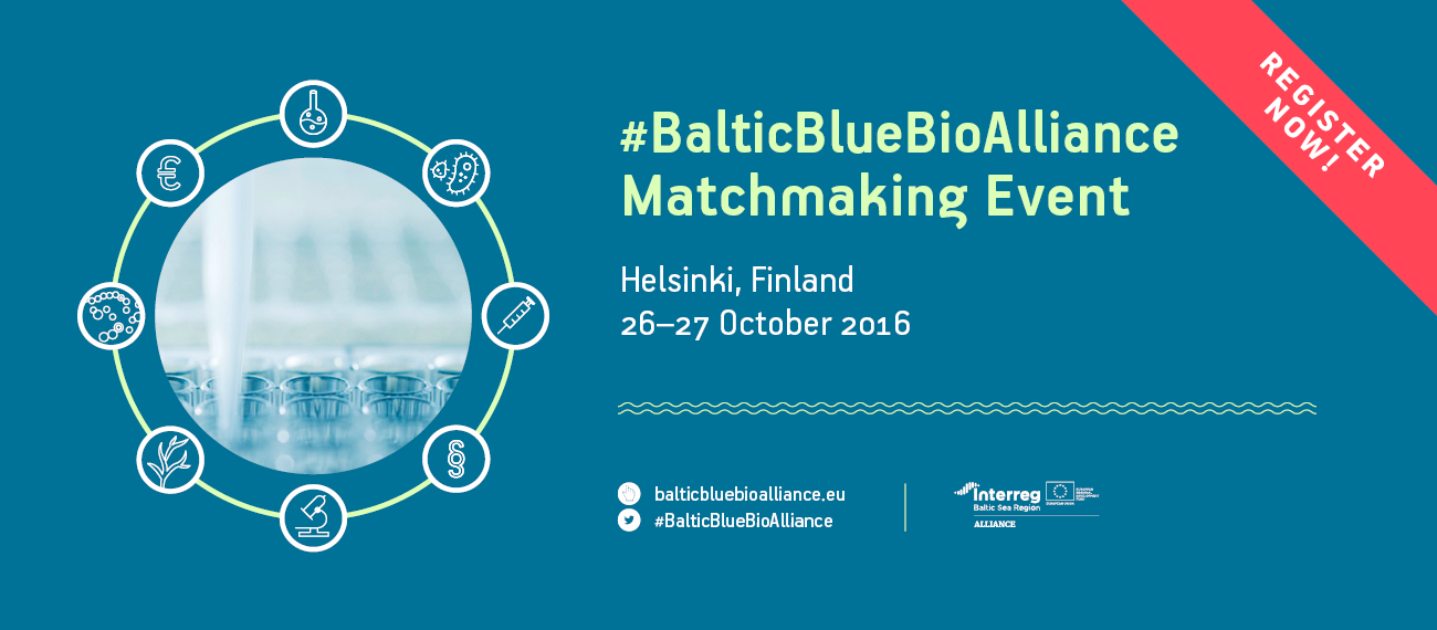 Register now for #BalticBlueBioAlliance Matchmaking Event