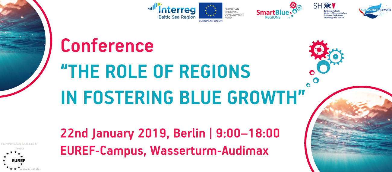 Register for the conference ”The role of regions in fostering blue growth”!